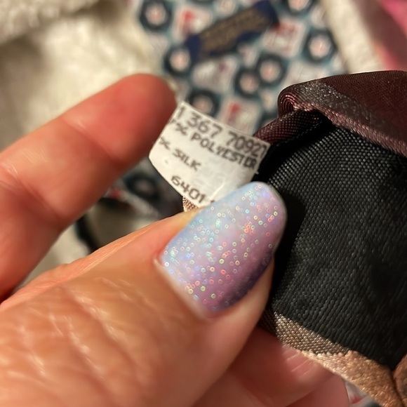 Oscar de la Renta Tie Bundle Silk and Polyester paisley Striped Abstract design - Picture 11 of 16